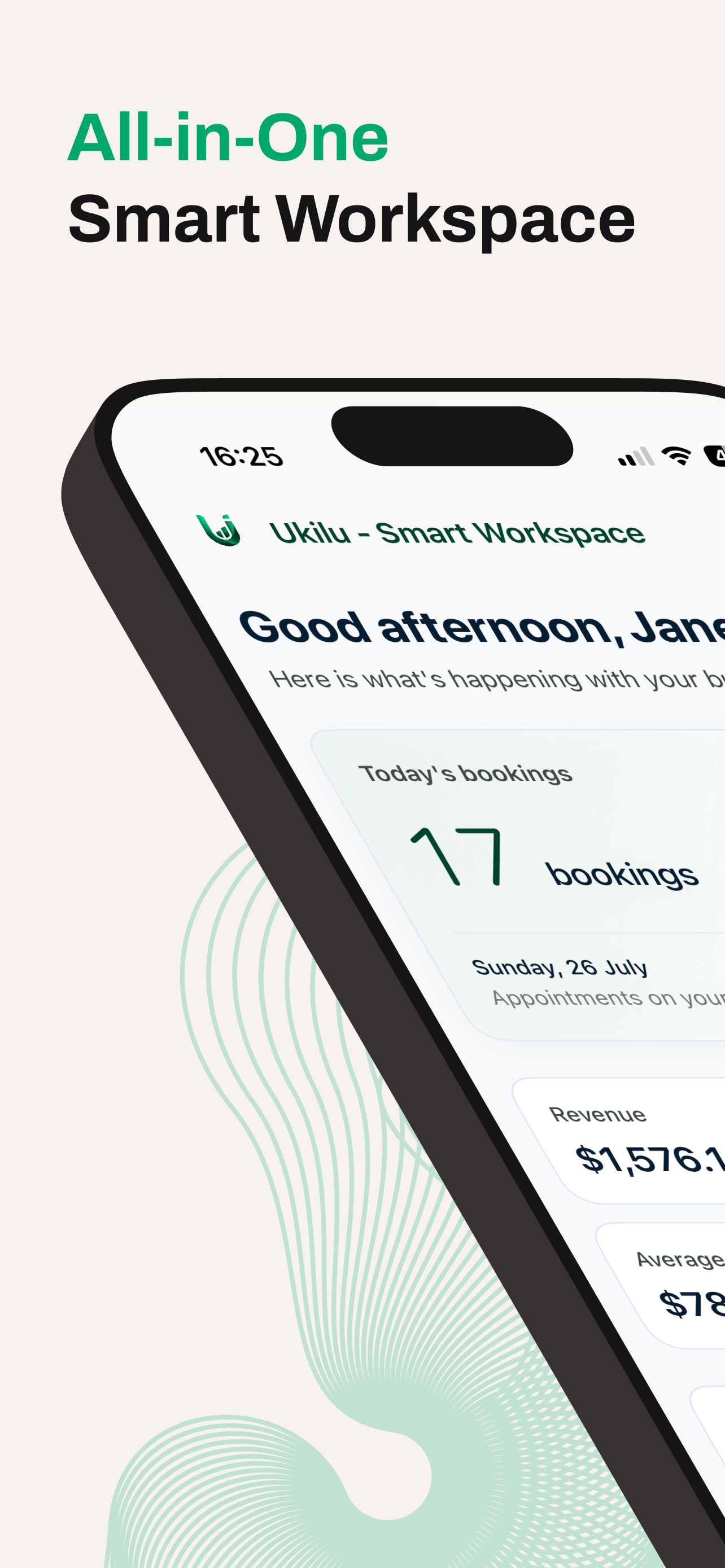 Ukilu iOS app screen 1